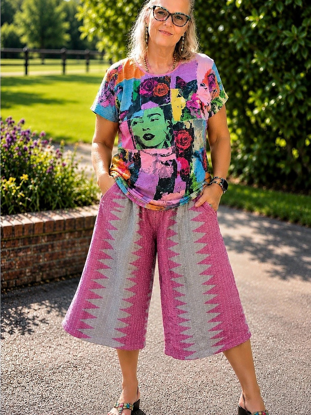 Kantha CurvyWildChild Culottes
Fully reversible